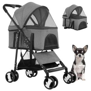 BestPet Premium 3-in-1 Pet Stroller